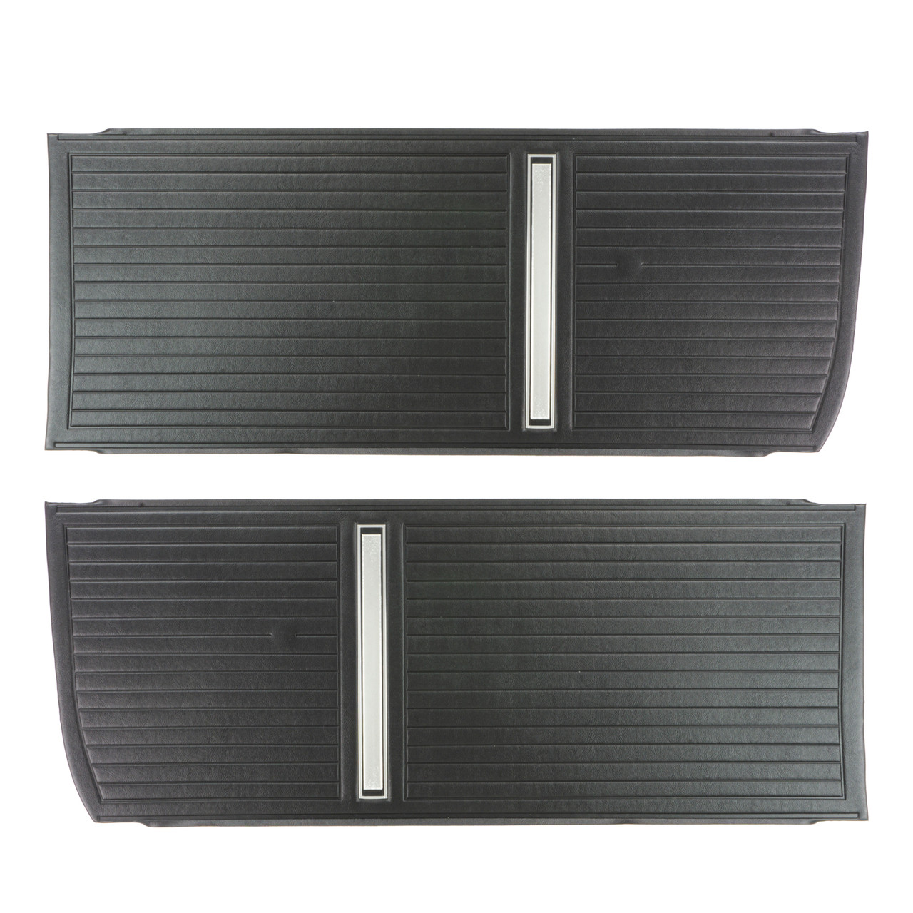 ボニック 1966 Chevy II, Nova SS; Front Door Panels; Black - Parts Unlimited