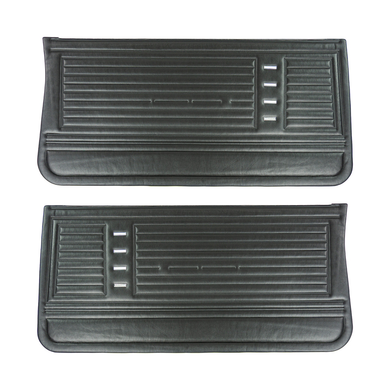 1967 Chevrolet Chevelle Pre-Assembled Black Front Door Panels