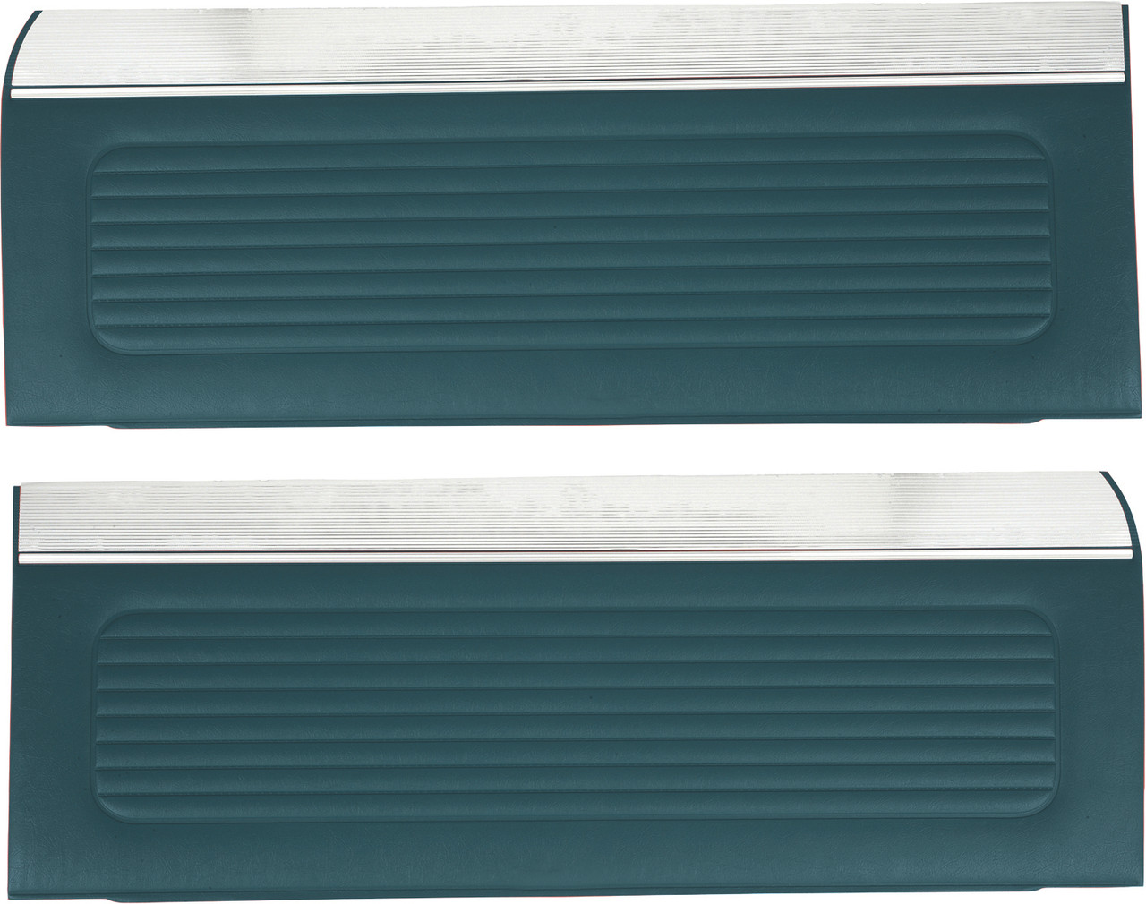 1964 Ford Falcon, Ranchero; Front Door Panels; 2-Tone Aqua - Parts