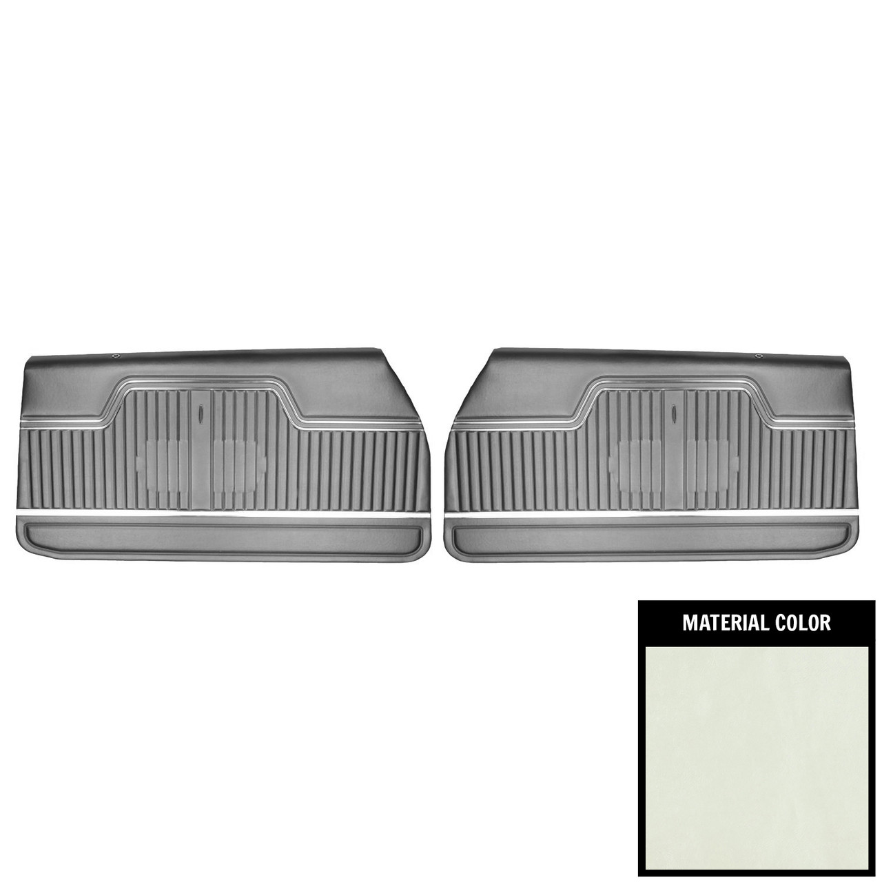 1970 Chevelle Platinum Pre-Assembled Pearl Front Door Panels