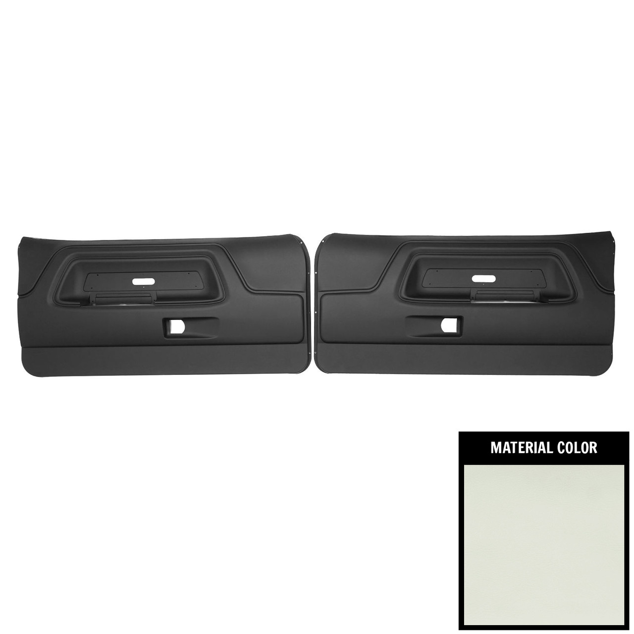 1970-74 Dodge Challenger; Standard Pre-Assembled Front Door Panels