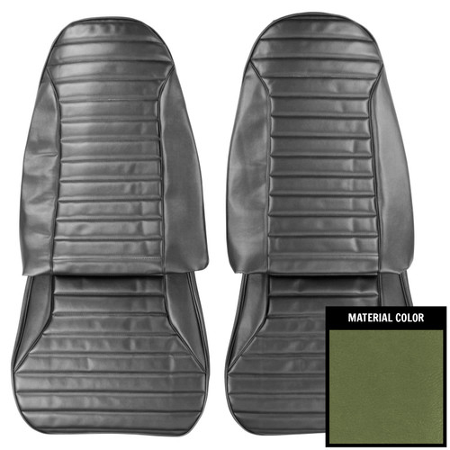 1971-75 Pontiac Firebird Standard Jade Green Front Bucket Seat Covers