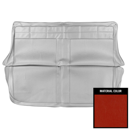 1962 Impala; 4 Door Wagon; Rear Bench Seat Cover; Bright Red