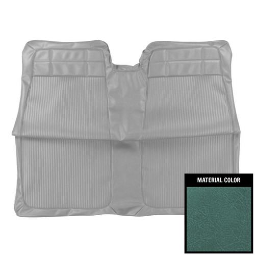 1962 Impala; Std/SS; Convertible; Rear Bench Seat Cover; Aqua