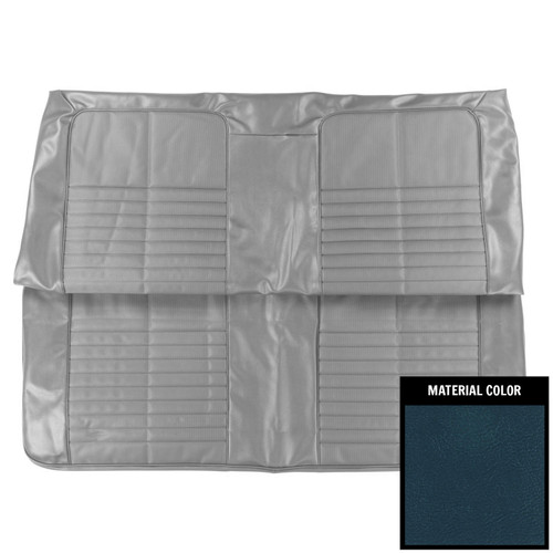 1971 Pontiac GTO/LeMans Sport Hardtop Blue Rear Bench Seat Cover