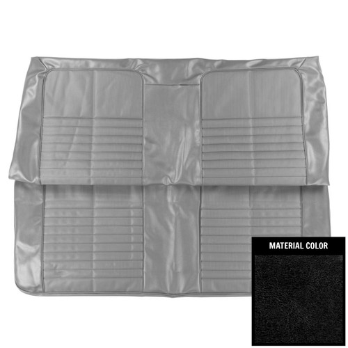 1971 Pontiac GTO/LeMans Sport Hardtop Black Rear Bench Seat Cover