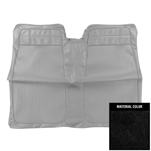 1962 Impala; Std/SS; Convertible; Rear Bench Seat Cover; Black