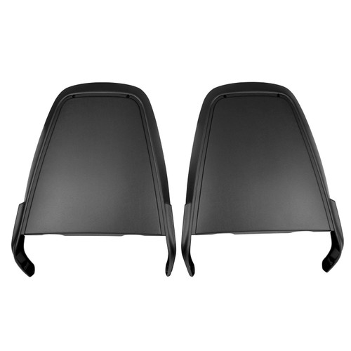 1971-74 Barracuda, Challenger; Plastic Seat Back Panels; Black
