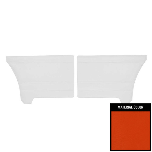 1971 Duster, 340; Dart Demon, Demon 340; Hardtop; Rear Side Panels; Orange (71KDD708C)