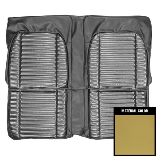 1971 Mopar B-Body; Hardtop; Rear Bench Seat Cover; Ember Gold