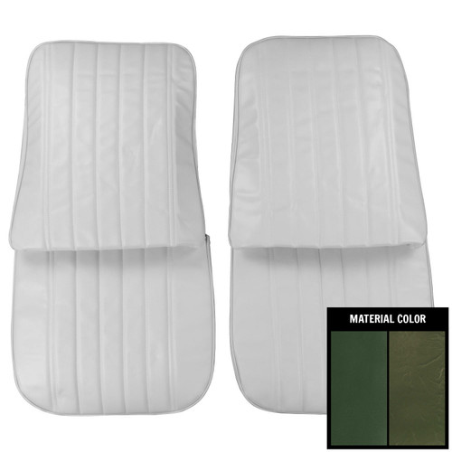 1971-1972 Chevrolet Monte Carlo Dark Green Front Bucket Seat Covers