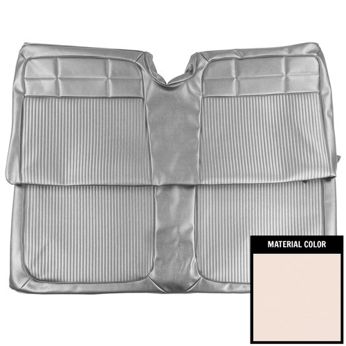 1962 Impala; Std/SS; 2 Door Hardtop; Rear Bench Seat Cover; White