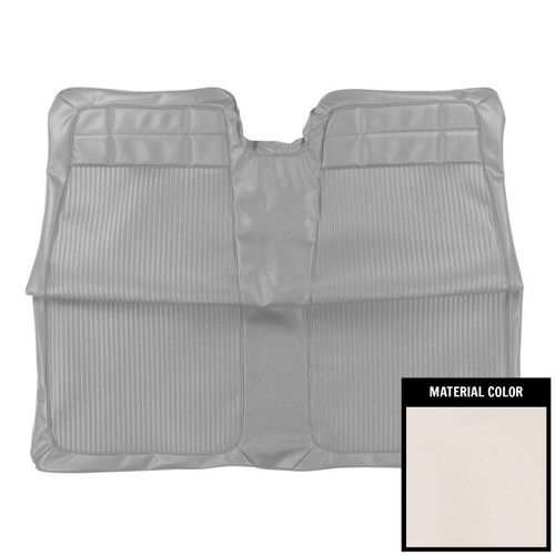 1962 Impala; Std/SS; Convertible; Rear Bench Seat Cover; White