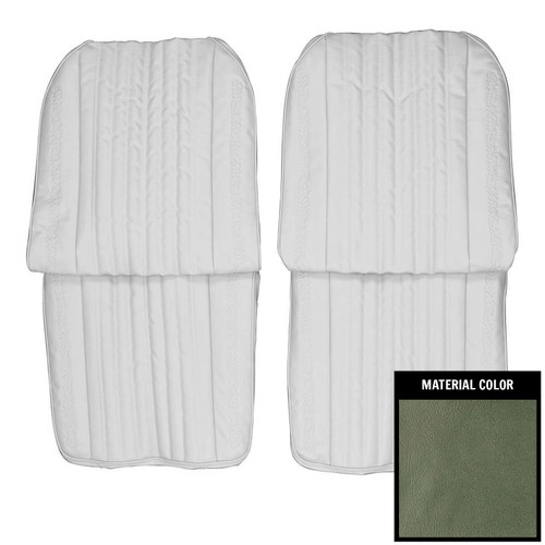 1971-1972 Chevrolet Blazer Aqua Plastic Backed Utility Bucket Seat Covers