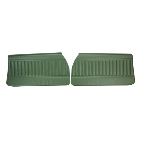 1971-1972 Buick Skylark/350/Custom/GS Pre-Assembled Dk Green Front Door Panels