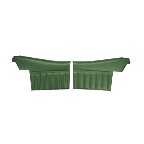 1971-72 Skylark/350/Custom/GS Convt Pre-Assembled Dk Green Rear Door Panels
