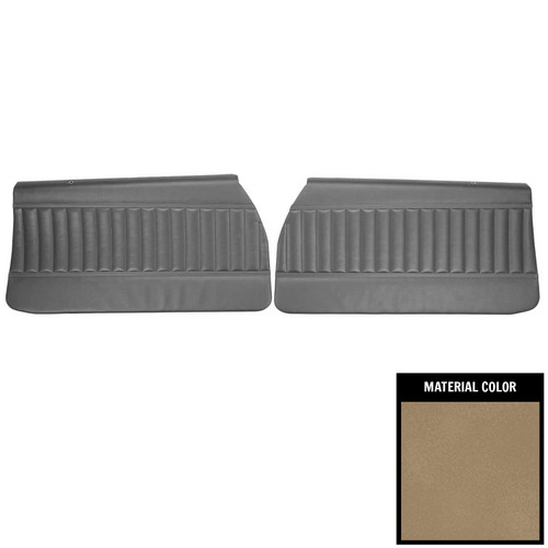 1971-1972 Buick Skylark/350/Custom/GS Pre-Assembled Sandalwood Front Door Panels