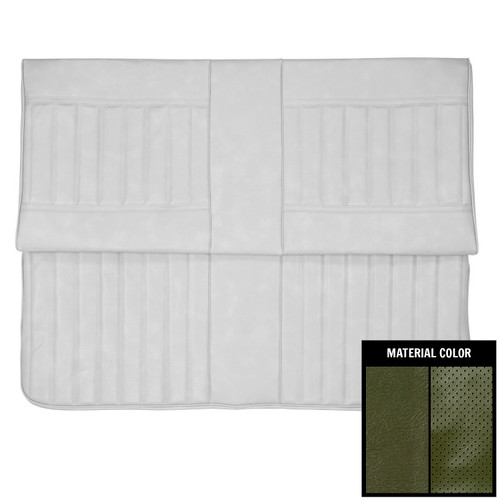 1971-1972 Buick Skylark/GS Custom Convertible Dark Green Rear Bench Seat Cover