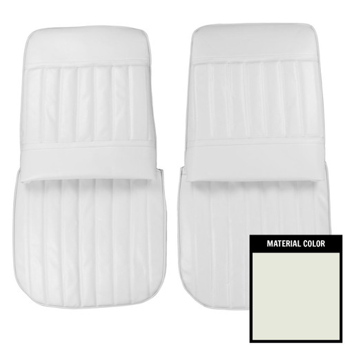 1971-1972 Buick Skylark/GS Custom White Front Bucket Seat Covers