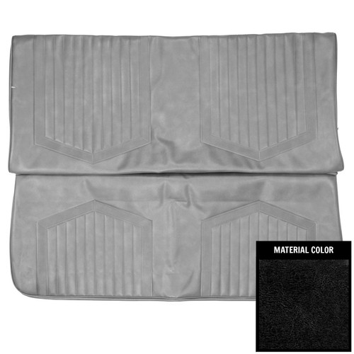 1971-1972 Buick Skylark Standard Sedan Black Rear Bench Seat Cover