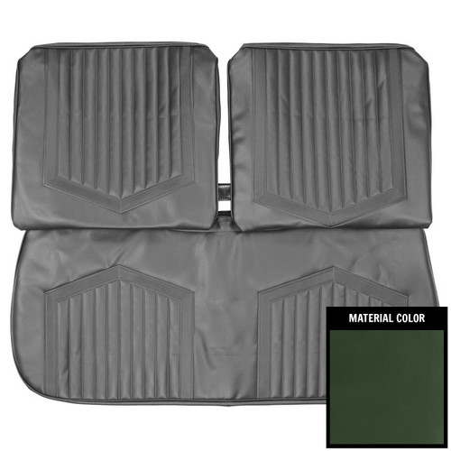 1971-1972 Buick Skylark Standard Hardtop Green Front Bench Seat Cover