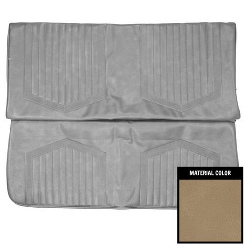 1971-72 Buick Skylark; Hardtop; Standard Rear Bench Seat Cover; Sandalwood