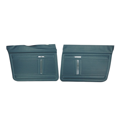 1971-1972 Chevrolet Nova 4-Door Sedan Blue Front Door Panels