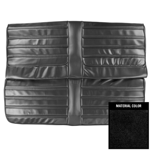 1972 Oldsmobile Cutlass, S, 442; Hardtop; Rear Bench Seat Cover; Black