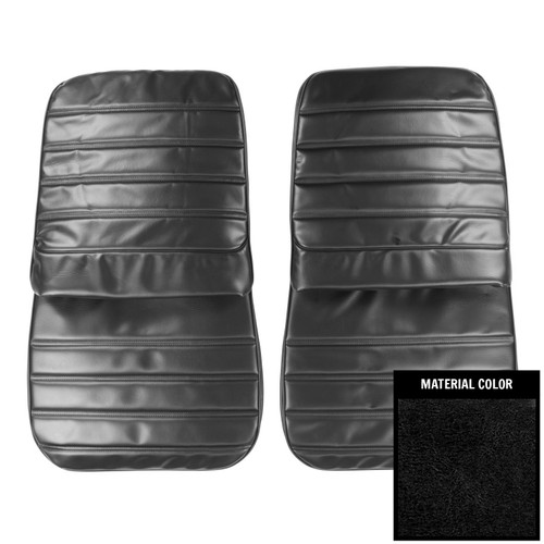 1972 Oldsmobile Cutlass/"S"/442 Black Front Bucket Seat Covers