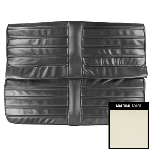 1972 Oldsmobile Cutlass/"S" Sedan White Rear Bench Seat Cover