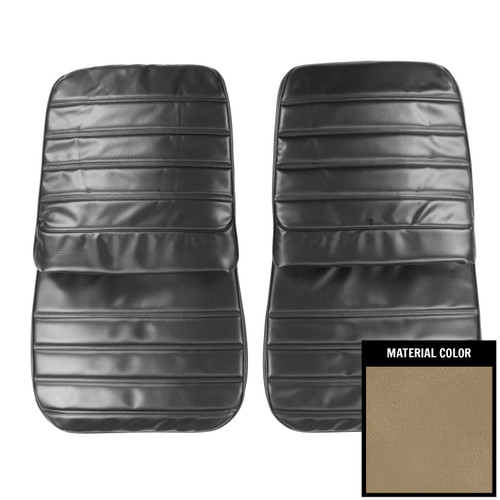 1972 Oldsmobile Cutlass/"S"/442 Sandalwood Front Bucket Seat Covers (72CS41U2)