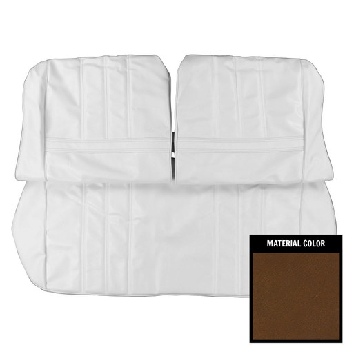 1972 Oldsmobile Cutlass Standard Dark Saddle Front Bench Seat Cover