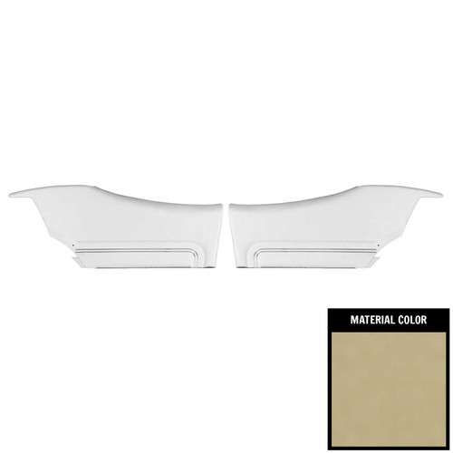 1972 Pontiac GTO/Lemans Sport Hardtp Covert Pre-Assembled Rear Door Panels