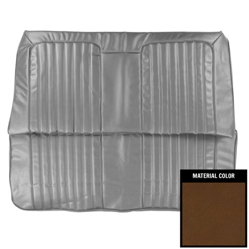 1972 Pontiac GTO/LeMans Sport Convertible Dark Saddle Rear Bench Seat Cover