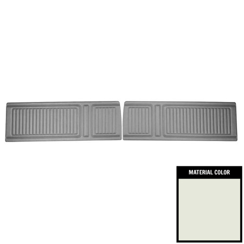 1972 Duster, 340; Dart Demon, Demon 340; Coachman Front Door Panels; White
