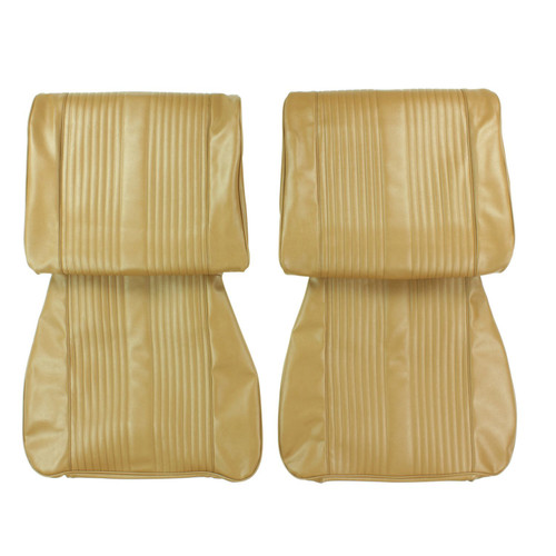 1962 Pontiac Tempest, LeMans; Front Bucket Seat Covers; Saddle