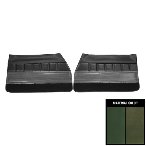 1972 Buick Skylark/GS350/Custom Dark Green Front Door Panels