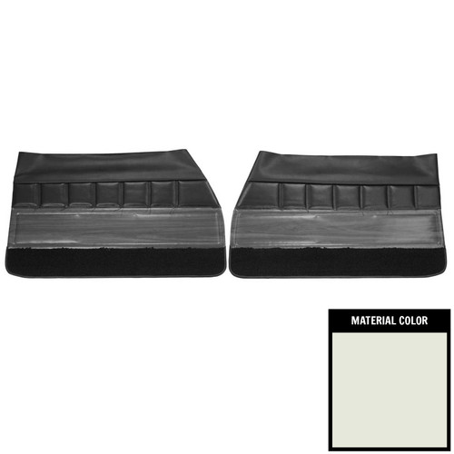 1972 Buick Skylark/GS350/Custom White/Black Front Door Panels