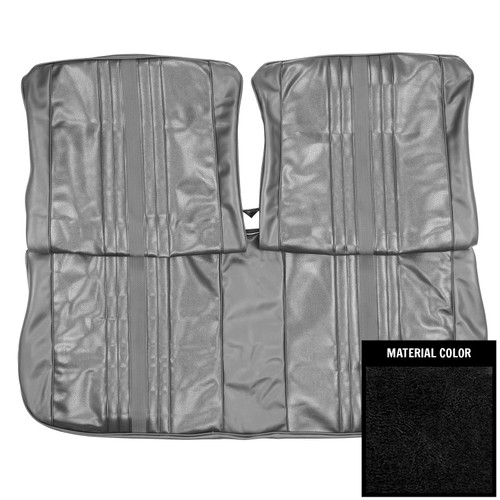 1972 Chevrolet Nova Black Front Bench Seat Cover