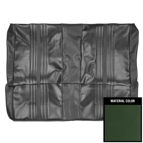 1972 Chevrolet Nova Hardtop Dark Green Rear Bench Seat Cover