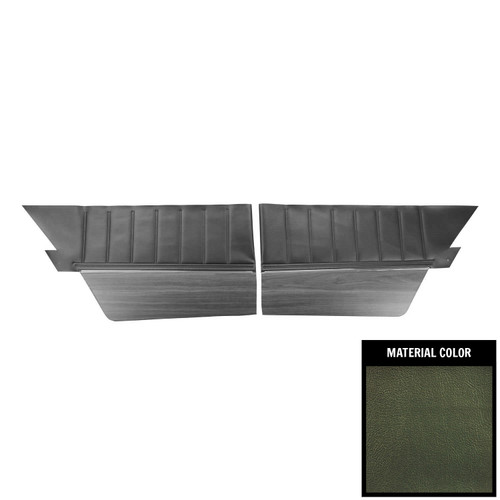 1973 Dodge Charger, SE; Hardtop; Rear Side Panels; Dark Green