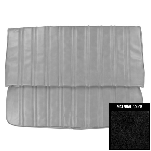 1973 Monte Carlo Hardtop Black Rear Bench Seat Cover