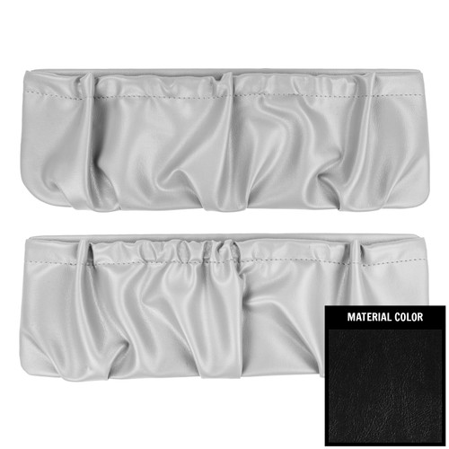 1973-1976 GM Truck/Blazer/Jimmy/Suburban Black Vinyl Door Panel Map Pockets