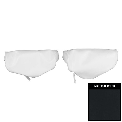 1973-1974 Chevrolet Nova Navy Blue Bench Seat Head Rest Covers
