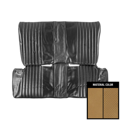 1973-1974 Nova Cstm 2-Door Sdn/Hatchbk Sandalwood Folding Rear Bench Seat Cover