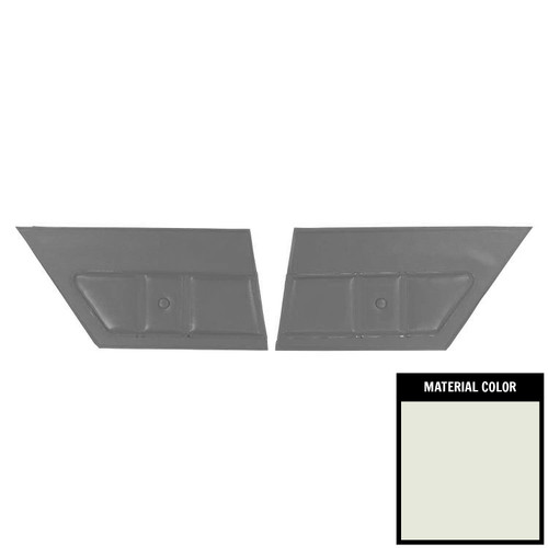 1974 & 1976 Chevrolet Malibu Hardtop White Door Panels
