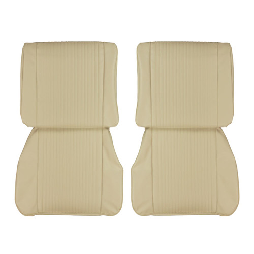 1962 Pontiac Grand Prix; Front Bucket Seat Covers; White