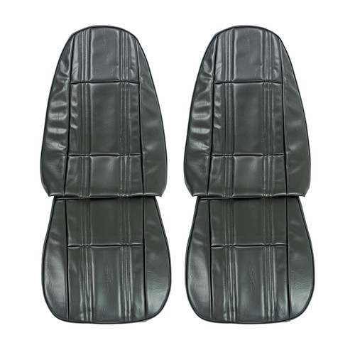 1974 Pontiac Ventura/GTO 2-Door Sedan Black Front Bucket Seat Covers