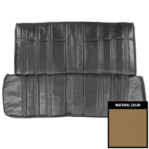 1974 Ventura/GTO 2-Door Sedan/Hatchback Saddle Folding Rear Bench Seat Cover