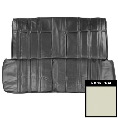 1974 Ventura/GTO 2-Door Sedan/Hatchback Off White Folding Rear Bench Seat Cover